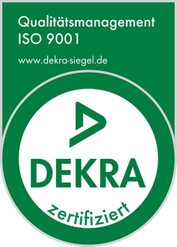 ISO-9001 Zertifizierung durch Dekra